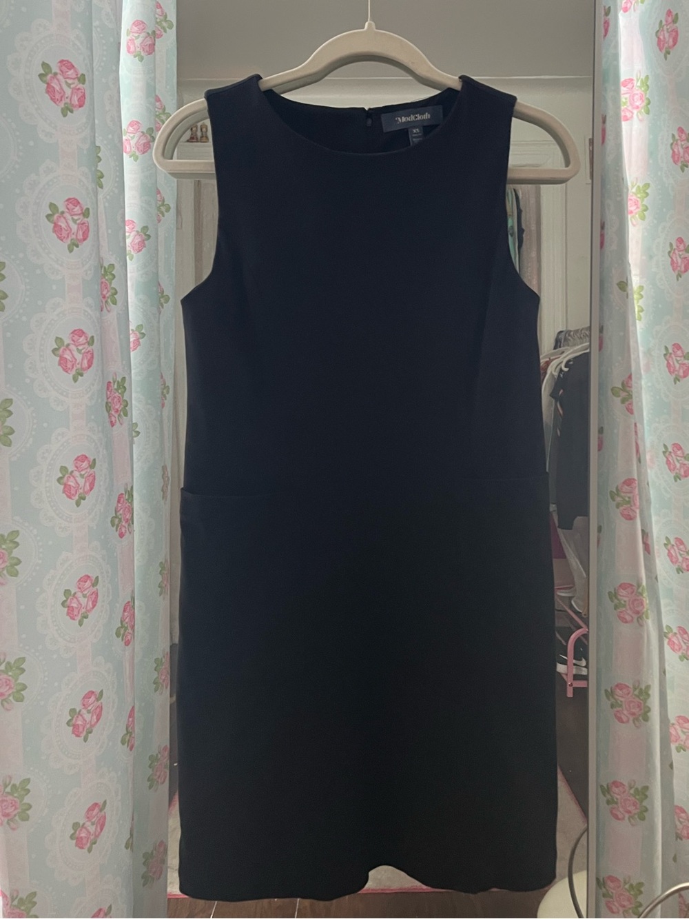 Modcloth Black Sleeveless Mini Dress